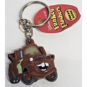 Disney Pixar Funkey Flashers Tomater Keychain w/Tag, Not‎ Flashing!  [SKU B12]